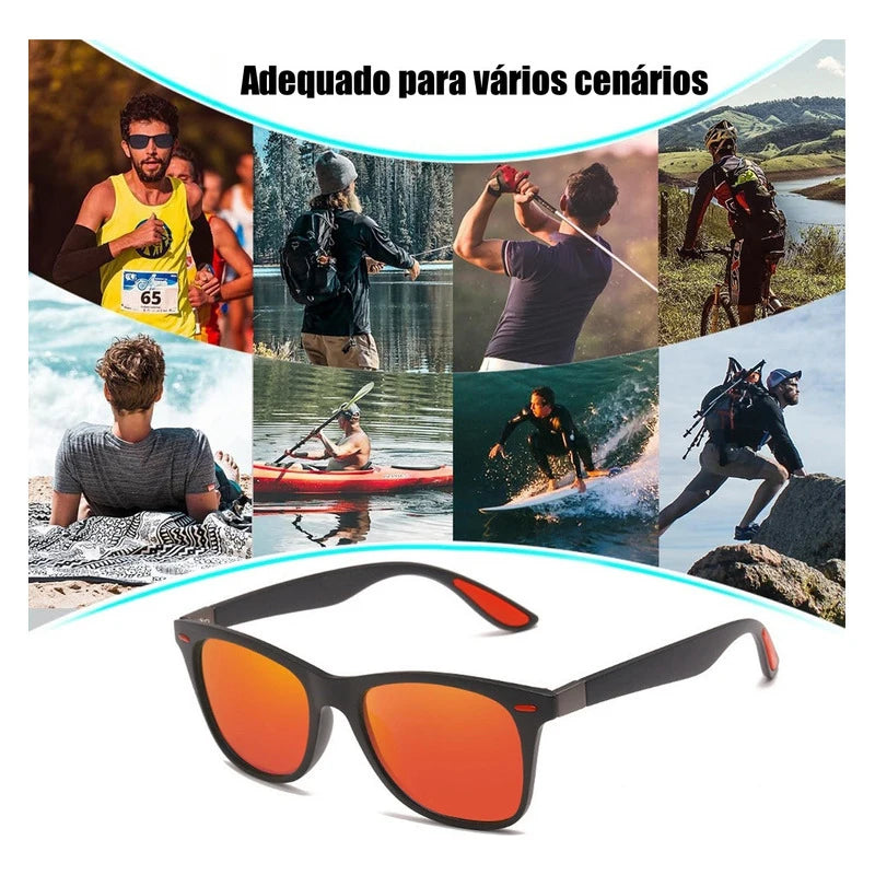 Square Sun Glasses Fashion Classic Polarized Sunglasses Men Women Go out for travel Fishing Cycling  Glasses Anti-glare Goggle