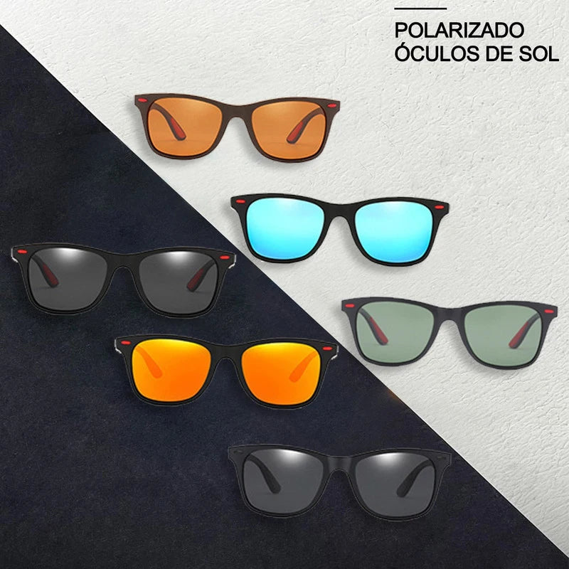 Square Sun Glasses Fashion Classic Polarized Sunglasses Men Women Go out for travel Fishing Cycling  Glasses Anti-glare Goggle